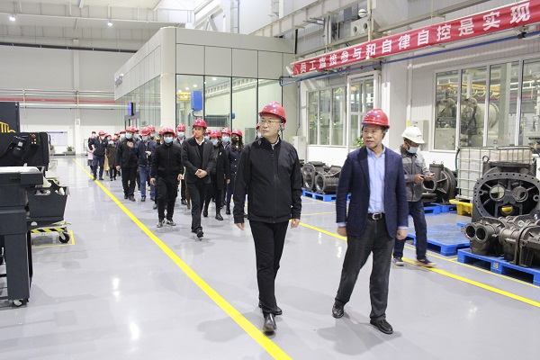 市工信局莅临哈特福德走访调研-企业新闻-汇彩国际情形